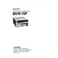 SONY BVW-75P VOLUME 1 Manual de Servicio