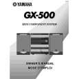 YAMAHA GX-500 Manual de Usuario
