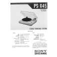 SONY PS-X45 Manual de Servicio
