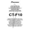 PIONEER CT-F10/ZVYXJ Manual de Usuario