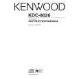 KENWOOD KDC-8026 Manual de Usuario