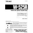 TEAC W525R Manual de Usuario