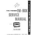 FISHER FM-90X Manual de Servicio