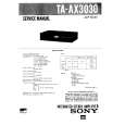 SONY TA-AX3030 Manual de Servicio