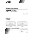 JVC TD-W254BKEN Manual de Usuario