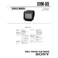 SONY XVM80 Manual de Servicio SONY XVM80 Manual de Servicio