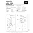 JBL JBL800 Manual de Servicio