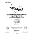 WHIRLPOOL SF311PSRW3 Catálogo de piezas