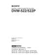 SONY DVW-522P Manual de Usuario