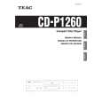 TEAC CD-1260 Manual de Usuario