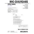 SONY MHC-GX45 Manual de Servicio