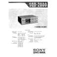 SONY SQD2000 Manual de Servicio