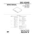 SONY DSC-1024HD Manual de Servicio