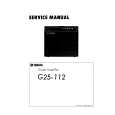 YAMAHA G25-112 Manual de Servicio