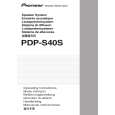 PIONEER PDP-S40S/XTW/E5 Manual de Usuario