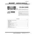 SHARP CDBA1200H Manual de Servicio