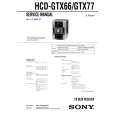 SONY HCD-GTX66 Manual de Servicio