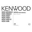 KENWOOD KDC-5021V Manual de Usuario