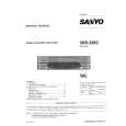 SANYO VHR-330 Manual de Servicio