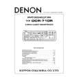 DENON DCR-710R Manual de Servicio