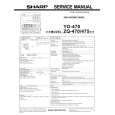 SHARP ZQ475 Manual de Servicio