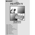 SHARP FO77 Manual de Usuario
