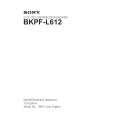 SONY BKPF-L612 Manual de Servicio