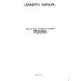LUXMAN PD555 Manual de Usuario