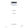 ZANUSSI ZUT6246 Manual de Usuario