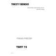 TRICITY BENDIX TBFF73 Manual de Usuario