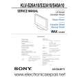 SONY KLVS32A10 Manual de Servicio