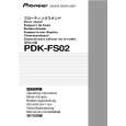 PIONEER PDK-FS02 Manual de Usuario
