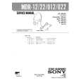 SONY MDR012 Catálogo de piezas