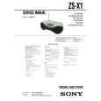 SONY ZSX1 Manual de Servicio