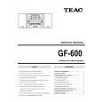 TEAC GF-600 Manual de Servicio
