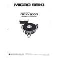 MICRO SEIKI DDX-1000 Manual de Usuario