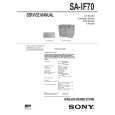 SONY SAIF70 Manual de Servicio