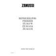 ZANUSSI ZX55/4SA Manual de Usuario