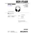 SONY MDRIF540R Manual de Servicio