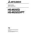 MITSUBISHI HS-M25(G) Manual de Usuario