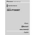 PIONEER DEH-P7000BT/XN/UC Manual de Usuario PIONEER DEH-P7000BT/XN/UC Manual de Usuario