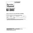 PIONEER M-980KU Manual de Servicio