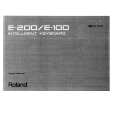 ROLAND E-200 Manual de Usuario