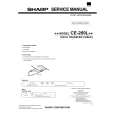 SHARP CE-260L Manual de Servicio