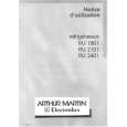 ARTHUR MARTIN ELECTROLUX RU2401W1 Manual de Usuario