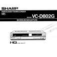 SHARP VC-D802G Manual de Usuario SHARP VC-D802G Manual de Usuario