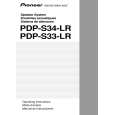 PIONEER PDP-S34-LR/XIN1/UC Manual de Usuario