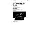 SONY CCD-FX620 Manual de Usuario