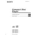 SONY CDPXE370 Manual de Usuario
