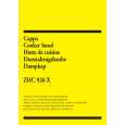 ZANUSSI ZHC926X Manual de Usuario